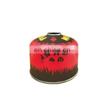 china  230ml volume LPG gas cylinder and camping butane gas cartridge