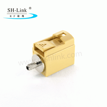 Fakra I type female connector for RG174 RG316 cable