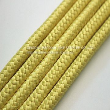 RECOMEN high quality Heat-resistance fireproof  Fire rescue ropes aramid  fiber fabric 1500d