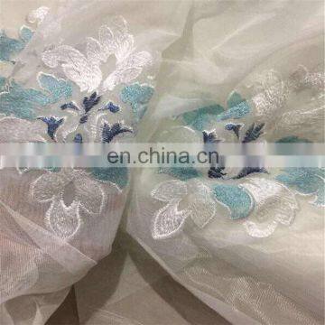 Embroidered pattern and square shape set Decoration colorful sequin Luxury window drapes high quality curtain fabric