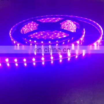 shenzhen high quality 5050 led flexible strip epistar 400nm uv led strip 5m/roll with 3 years warranty