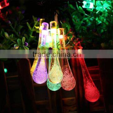 LED Water Drop Solar String Fairy Waterproof Lights Christmas Lights Solar Powered String lights for Garden, Patio, Yard HNL213S