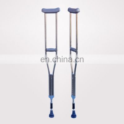 Adjust Underarm Aluminum Alloy Medical Crutches Pushbutton Crutches