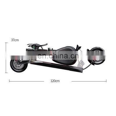 2020 NEW China Adult Cheap Front Brake Foldable 36V13AH Two Wide Wheel Electric Mobility Scooter photo-4