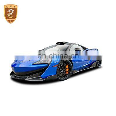 Car accessories carbon fiber rear bumper canards side skirts bonnet for McLa-ren 540C 570S modify 675LT kit car body