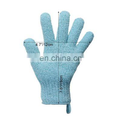 Promotional Unisex Nylon Exfoliating Bath Gloves Shower Gloves for sale