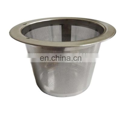 stainless steel coffee filter/tea filter container/teapot mesh filter