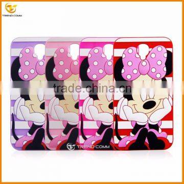 china supplier cute cartoon silicone back cover case for alcatel OT6037