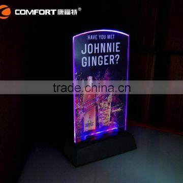 Wholesale Acrylic Menu Display With Led Light photo-2