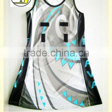 OEM digital sublimated cheap netball dress