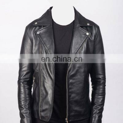 Man high quality leather jackets design with beautiful zip for closure and latest design for men jacket