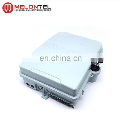 MT-1419 High quality pole mount type outdoor ABS plastic 16 24 core small FTTH access fiber optic distribution box with PLC