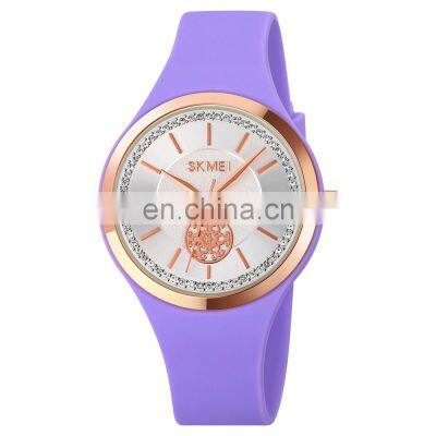 Top Brand Skmei 1847 Women Watches Fashion Ladies Silicone Strap Clock Quartz Watch