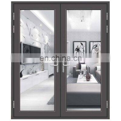 Security aluminum kitchen swing casement door aluminum commercial swing door