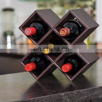 Free Standing Wine Holds 6 Bottles Wine Rack photo-3