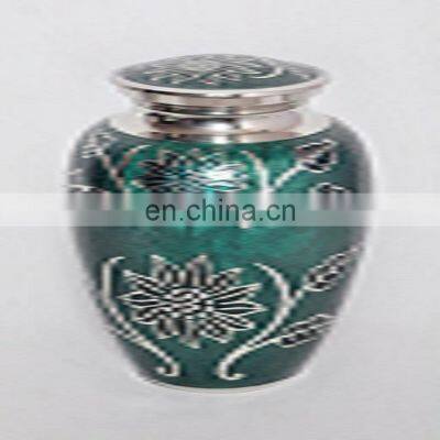 Pink Coloured Shiny Finished Metal Urns photo-3