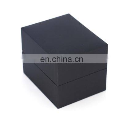 Wholesale Customized Packaging Gift Bright Black Paper Watch Organizer Display Watch Box photo-3
