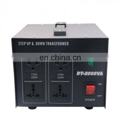 220V to 110V 110V to 220V 2000W Voltage Converter Transformer Step Up/Down Power Supply