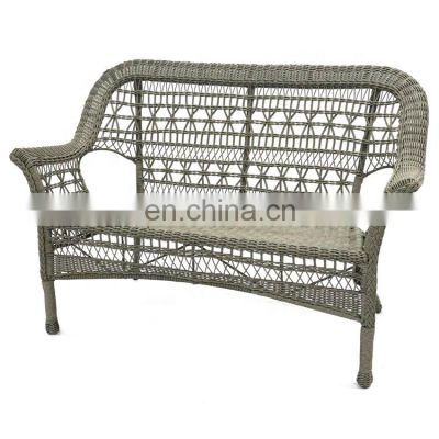 Factory Supply Pe Rattan Wicker Loveseat Patio Garden Furniture For Indoor & Outdoor