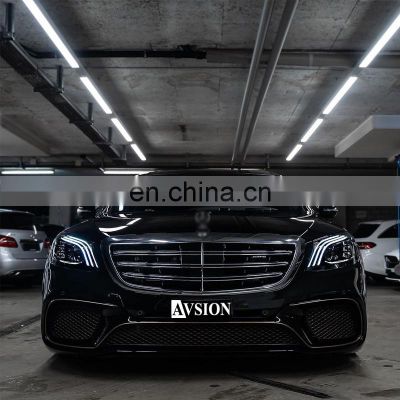 Exquisite workmanship car body kit for Mercedes Benz W222 change to S65 model with front/rear bumper assembly