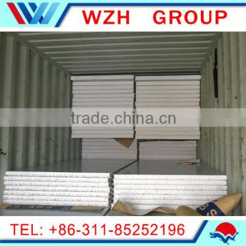 High density coolroom sandwich panel 12 kg/m3 / cold store eps panel