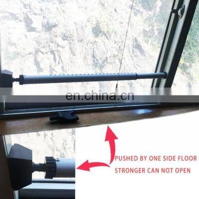 2-in-1 Adjustable Security Door Lock Bar Door Security Bar Heavy Duty Adjustable Steel Door Security Bar photo-5