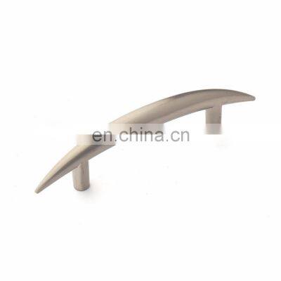 Zinc Alloy Satin Nickel Pull Down Cabinet Handle