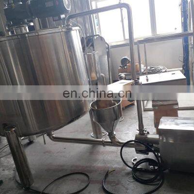 High Quality Cream Cheese Making Machine With Emulsifying Mixer and High Shear Pump photo-4