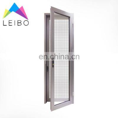 manufacturer sale French style Thermal Break double tempered glass Hurricane proof casement Aluminum frame door