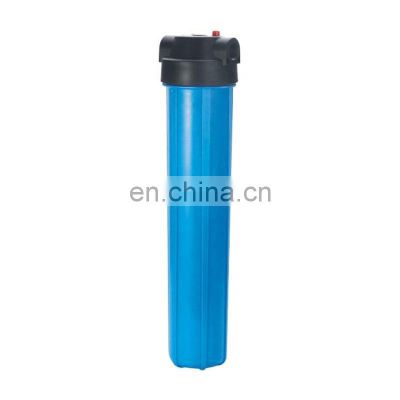 20'' 20 inch plastic blue good price 1/2'' 3/4''double O ring water filter housing for water treatment system