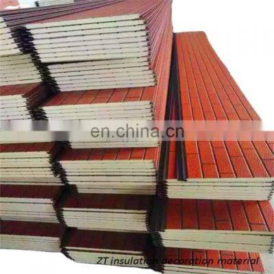 Lightweight Exterior Wall Panel For Prefab Houses 16mm Outdoor Polyurethane Wall Panels PU Sandwich Wall Panel
