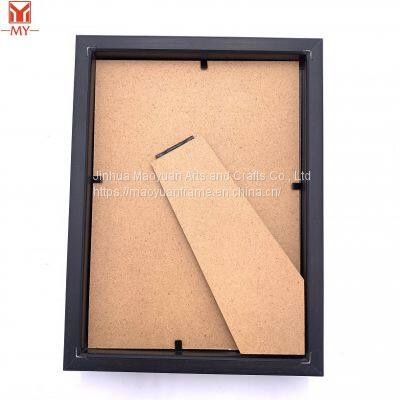 Пластиковый фоторамка PS голубо-серого цвета с широким бортиком photo-5