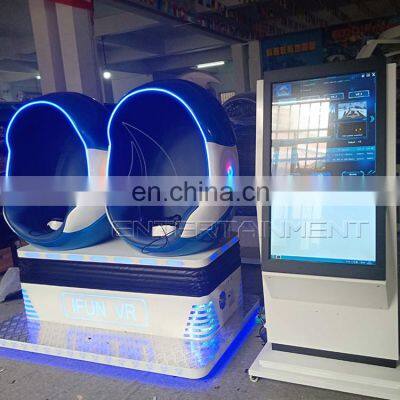 Attractive Double Seats 9D Egg VR Cinema Virtual Reality Chair Simulation Rides photo-4