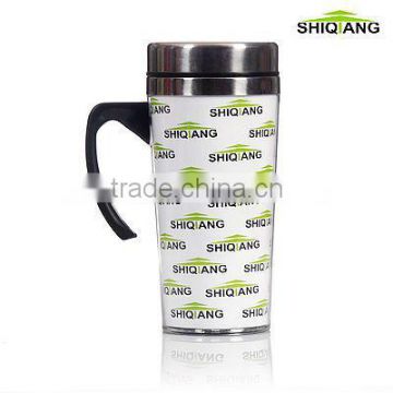 450ml stainless steel mug with full color paper insert