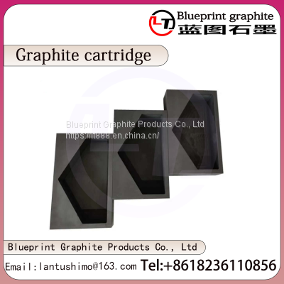 Melting metal graphite trough