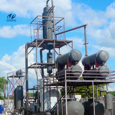 7-14tpd Solid Catalyst Waste Oil Distillation Machine Refine Used Motor Engine Oil to Diesel Refinery Plant photo-4