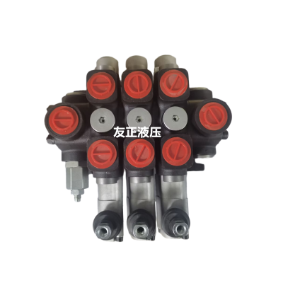 PC100-1-8 Split operating valve Control valve multi-way valve distributor electro-hydraulic manual reversing valve made in China