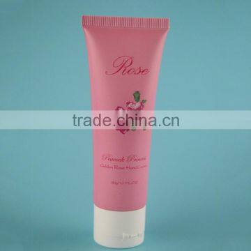 hand cream tube in pink with customer logo                        
                                                Quality Choice