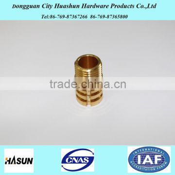 alibaba china supplier sales all size of precision knurled brass sleeve nut for plastics