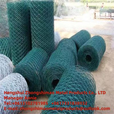 hexagonal wire mesh/chicken wire mesh/protecting wire mesh/PVC protective layer/ wire mesh