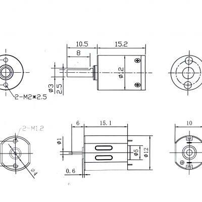 12mm dc Brush Gear Motor 5v 6v 12v Planetary Gear dc Motor N20 photo-4