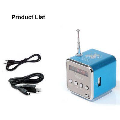 Portable FM Mini Multi-function Radio Speaker USB Notebook Support SD/TF Card Mp3 Music Player Speakers photo-5