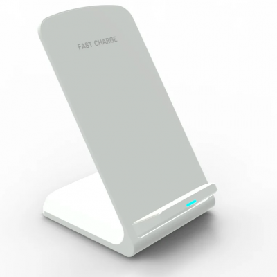 15W Fast Wireless Charger Stand with USB Type-C Port Portable Universal Cell Phone Charging Stand 5W Output Power Phone Holder
