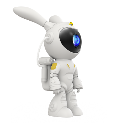 Astronaut Galaxy Projector With BT Speaker Cute Bunny Lamp Nebula Starlight Proyector Remote Control Smart Led Night Light