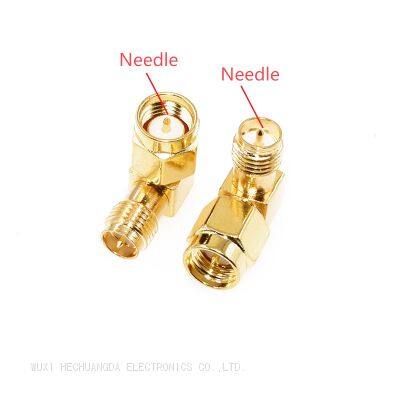 Right Angle RF Coaxial adapter SMA-JKW connector Bend 90 Degree