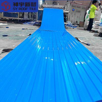 Листы для крыши в форме трапеции из UPVC, кровельные плитки из ПВХ, пластиковые листы для крыши