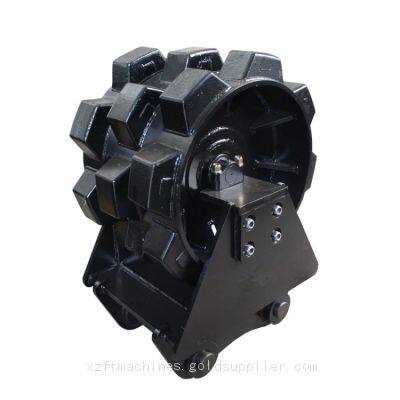 20 Ton Loading Capacity Excavator Compactor Wheel Construction Machinery Attachment