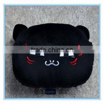 Stuffed cat shaped plush soft pillow