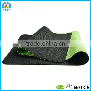 double layers tpe material oem yoga mat with carrying strap                        
                                                Quality Choice