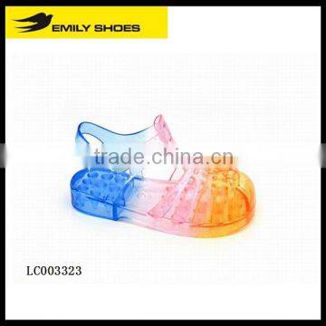 Colorful kids shoe kids pvc jelly sandal